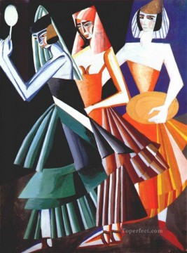 7つのベールのダンスの衣装デザイン 1917年 アレクサンドラ・エクスター ロシア人 Oil Paintings